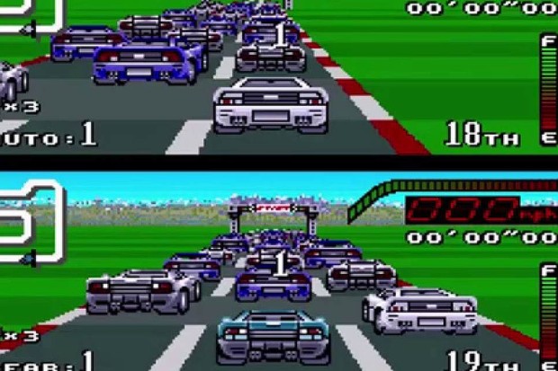 Jogabilidade e estratégia de Top Gear no Super Nintendo.